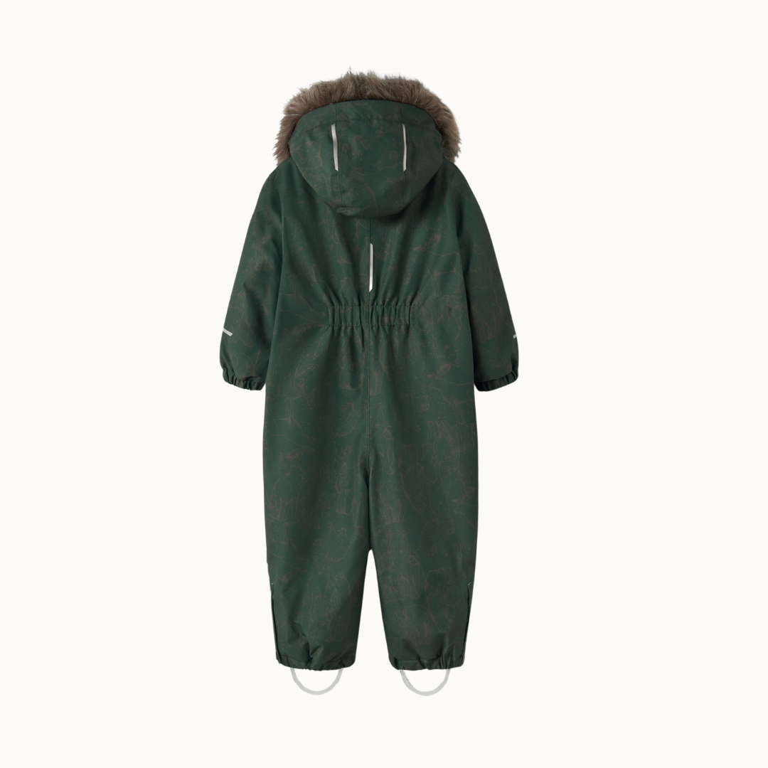 Žieminis kombinezonas „Snow10"(žalias su gyvūnėliais) - Image 2