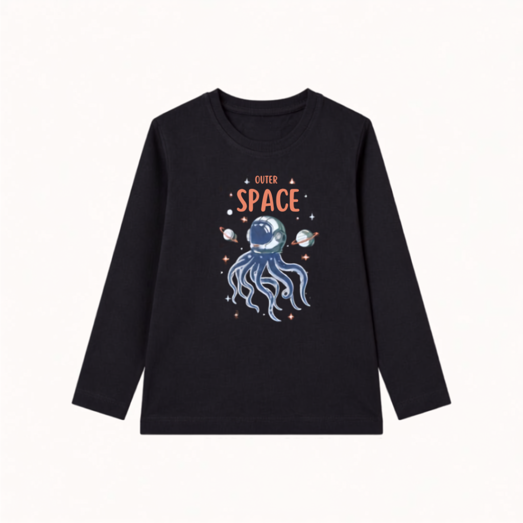 "Outer space" marškinėliai ilgomis rankovėmis („Name It“)