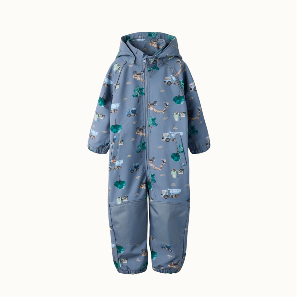 Softshell kombinezonas „Transport light blue“  ("Name it")