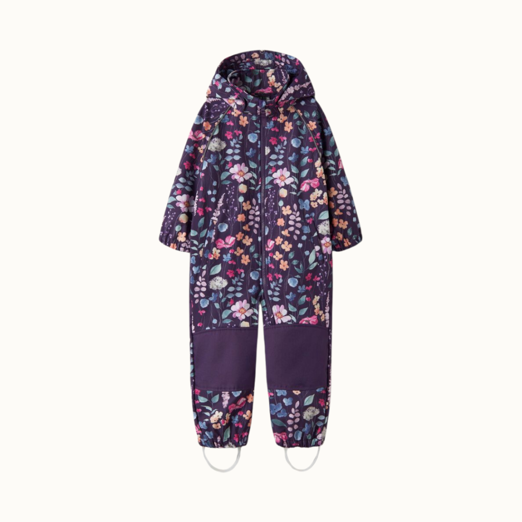 Softshell kombinezonas „Floral Violet“ ("Name it")